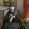 Portrait de Madame Martial Caille - Caillebotte - Reproductions de tableaux et peintures haut de gamme