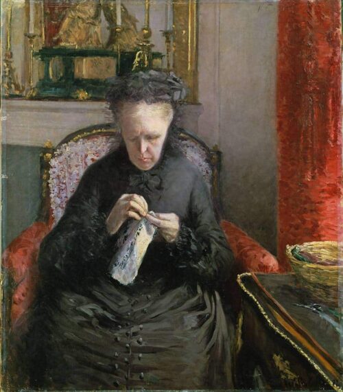 Portrait de Madame Martial Caille - Caillebotte - Reproductions de tableaux et peintures haut de gamme