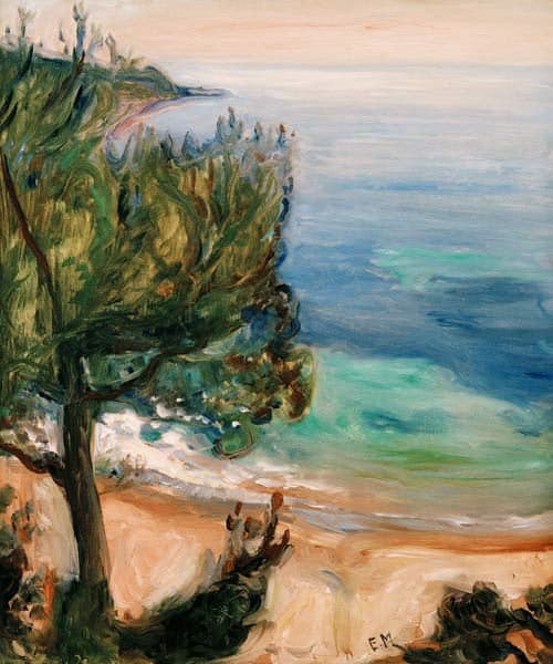 Landscape near Nice - Edvard Munch