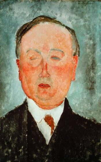 L'homme au monocle - Amadeo Modigliani - Reproductions de tableaux et peintures haut de gamme