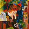 Un marché à Tunis - August Macke - Reproductions de tableaux et peintures haut de gamme