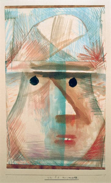 Funny Old Woman Mask - Paul Klee Oil Painting Reproduction