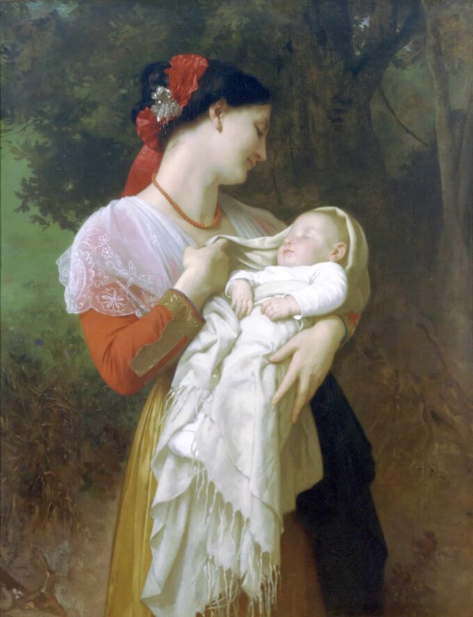 Maternal Admiration - William Bouguereau