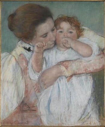 Maternité - Mary Cassatt - Reproductions de tableaux et peintures haut de gamme