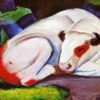 Taureau blanc - Franz Marc - Reproductions de tableaux et peintures haut de gamme