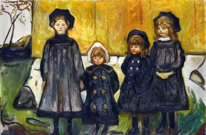 Four Girls in Asgardstrand - Edvard Munch