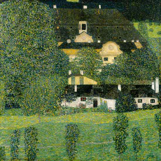 Castle Kammer on Lake Attersee II - Gustav Klimt