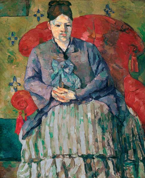 Portrait of Madame Cezanne - Paul Cézanne