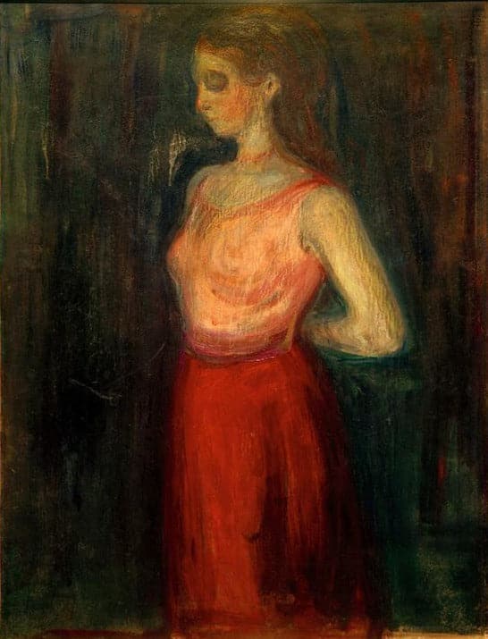 Study of a Model - Edvard Munch