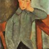 Le garçon - Amedeo Modigliani - Reproductions de tableaux et peintures haut de gamme