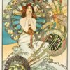 Monaco et Monte Carlo - Mucha - Reproductions de tableaux et peintures haut de gamme