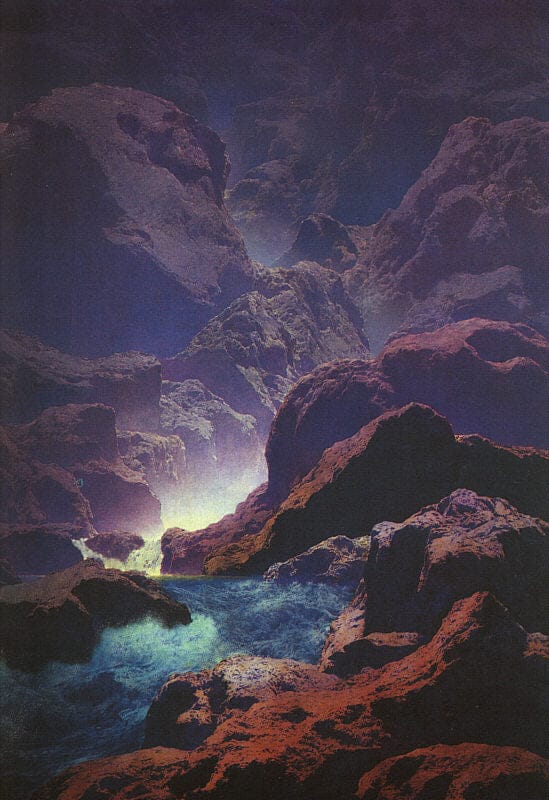 Moonlight - Maxfield Parrish