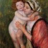 Mère et enfant - Mary Cassatt - Reproductions de tableaux et peintures haut de gamme