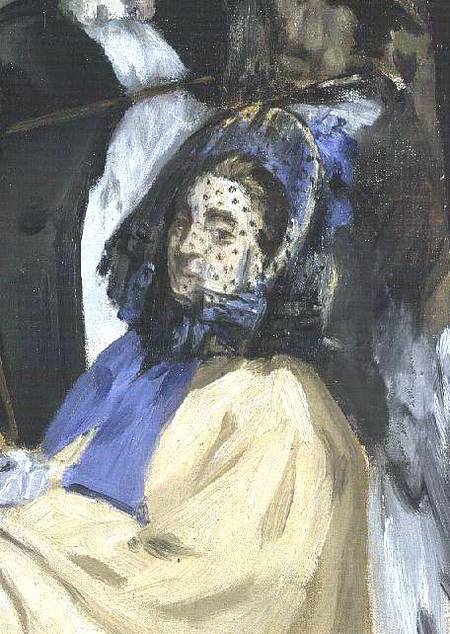 Detail of a Veiled Woman - Edouard Manet