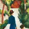 Mère et enfant dans le parc - August Macke - Reproductions de tableaux et peintures haut de gamme