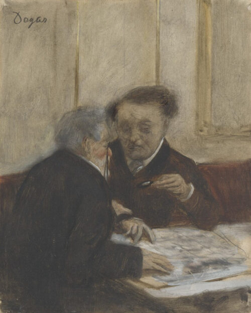 Au Café Châteaudun - Edgar Degas - Reproductions de tableaux et peintures haut de gamme