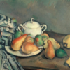 Sucrier, pommes et tissu - Paul Cézanne - Reproductions de tableaux et peintures haut de gamme