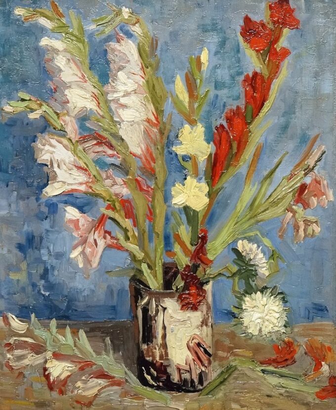 Vase with Gladioli - Van Gogh