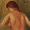 Torse de femme nue, de dos - Pierre-Auguste Renoir - Reproductions de tableaux et peintures haut de gamme