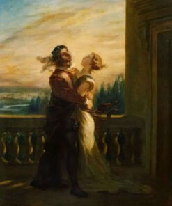 Romeo et Julia - Eugène Delacroix - Reproductions de tableaux et peintures haut de gamme