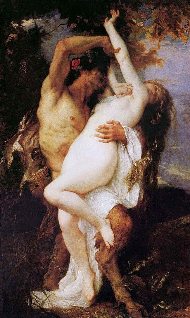 Nymph and Satyr - Alexandre Cabanel