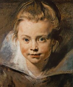 Tête d'un enfant (Clara-Serena Rubens) autour de 1616 - Peter Paul Rubens - Reproductions de tableaux et peintures haut de gamme