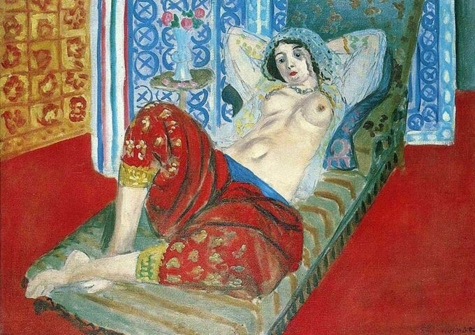 Odalisque with Red Culottes - Matisse