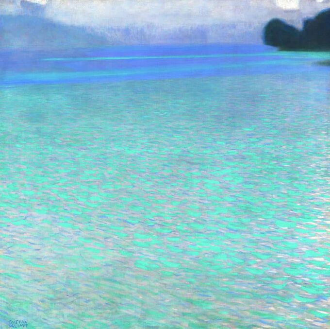 The Island on Lake Attersee - Gustav Klimt