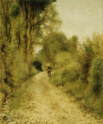 Sur le chemin - Pierre-Auguste Renoir - Reproductions de tableaux et peintures haut de gamme