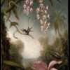 Orchidées et Spray Orchids avec Colibri - Martin Johnson Heade - Reproductions de tableaux et peintures haut de gamme