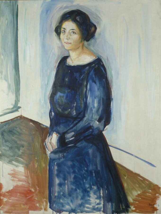 The Lady in Blue - Edvard Munch