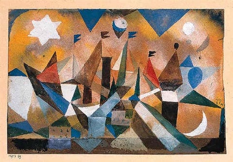 Boats Sailing, Waiting for the Storm - Paul Klee