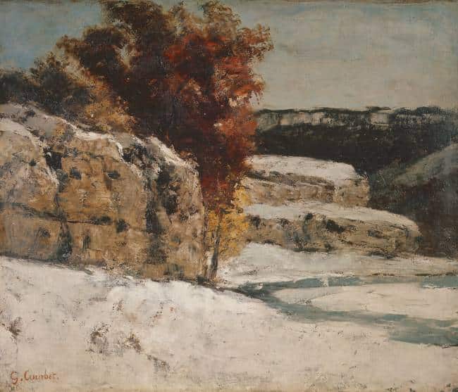 Winter Landscape - Gustave Courbet