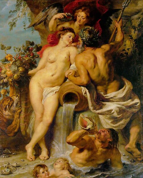 La fédération de la terre et de l'eau - Peter Paul Rubens - Reproductions de tableaux et peintures haut de gamme