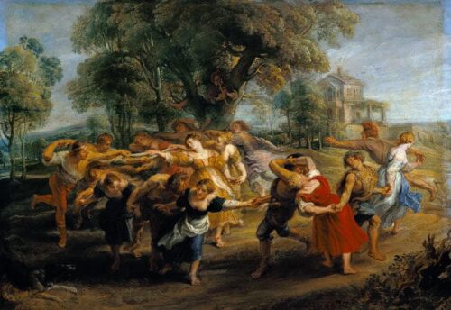 Danse rurale - Peter Paul Rubens - Reproductions de tableaux et peintures haut de gamme