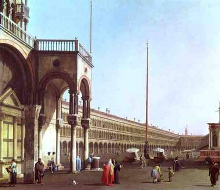 St. Mark's Square Viewed from the Doge's Palace - Giovanni Antonio Canal