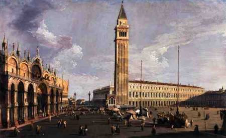 Piazza San Marco, looking towards the southwest - Canal Giovanni Antonio