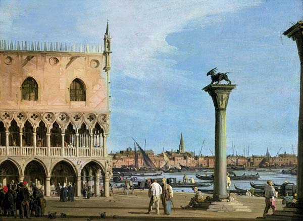 The Little Square of San Marco looking South, Venice - Giovanni Antonio Canal