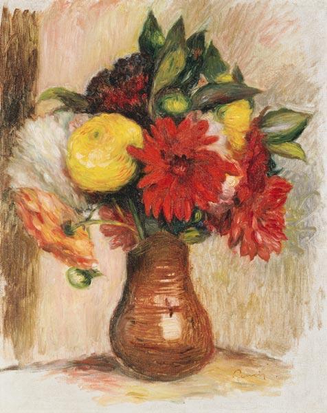 Bouquet of Flowers in a Pitcher - Pierre-Auguste Renoir