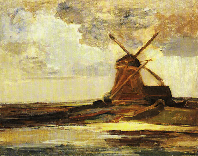 East Windmill – Mondrian Oil Painting Reproduction