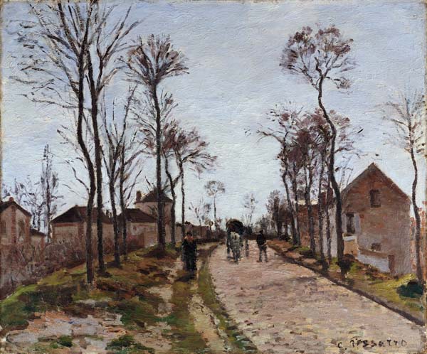 The Road from Saint Cyr to Louveciennes - Edouard Manet