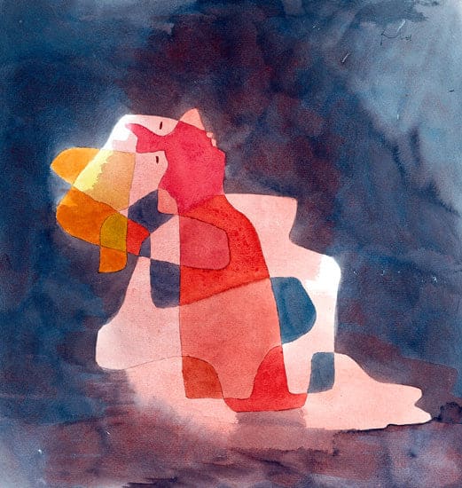 Woman Leaning Back - Paul Klee