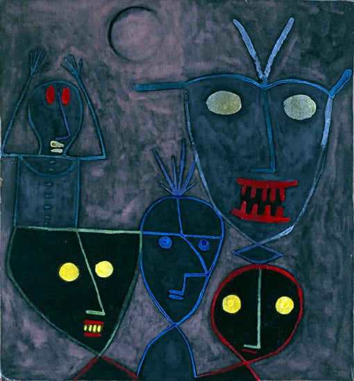 Demonic Puppets – Paul Klee" Oil Painting Reproduction