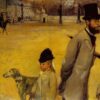 Place de la Concorde (Degas) - Edgar Degas - Reproductions de tableaux et peintures haut de gamme