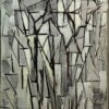 Arbres de composition II - Mondrian - Reproductions de tableaux et peintures haut de gamme