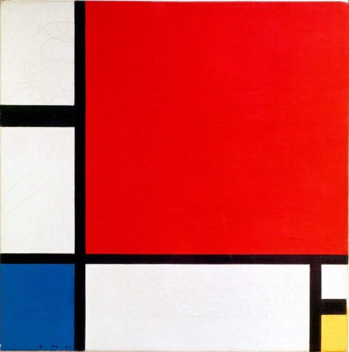 Composition with Red, Blue, and Yellow - Mondrian