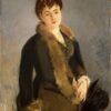 Portrait de Mademoiselle Isabelle Lemonnier - Edouard Manet - Reproductions de tableaux et peintures haut de gamme