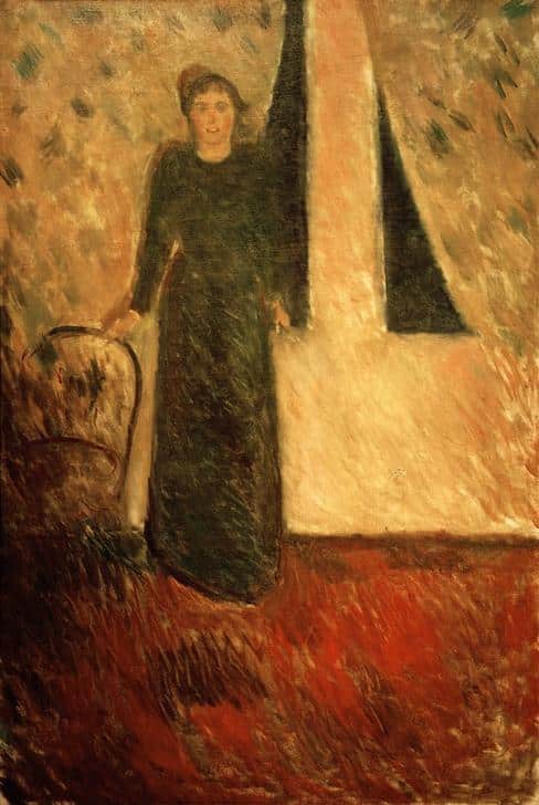 Portrait of Mrs. Alexandra Thaulow - Edvard Munch