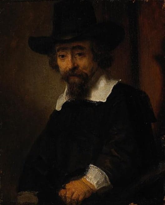 Portrait of Ephraim Bueno - Rembrandt van Rijn