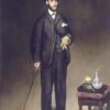 Portrait de Théodore Duret - Edouard Manet - Reproductions de tableaux et peintures haut de gamme